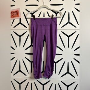 GAIAM Purple Capri Leggings w/ Waist Pocket – Sz XS